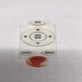 Silk Printing Silicium Rubber Remote Keypad voor TV